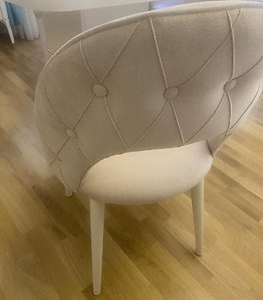 bar oturacaq: Qonaq otağı üçün, Qatlanmayan, rəng - Bej Stul — 2