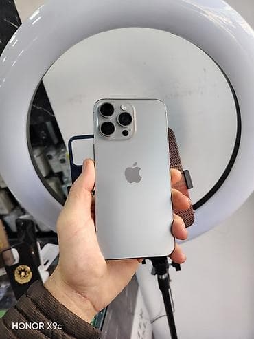 sentir: IPhone 15 Pro Max, 256 GB, Natural Titanium, Zəmanət, Kredit, Simsiz şarj — 1