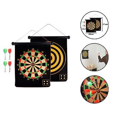 Dart, dart lövhəsi, maqnitli dart, asılqan dart, dart taxtası (37 sm)