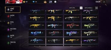 dim listening 1: Free Fire hesabı – yüksək səviyyəli, zəngin kolleksiya Profil: - Dil — 9