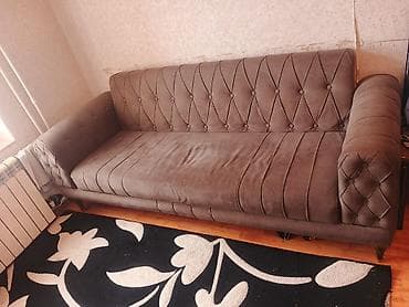 Divanlar: Divan, Açılan, Bazalı, Vеlur parça, Çatdırılma yoxdur — 2