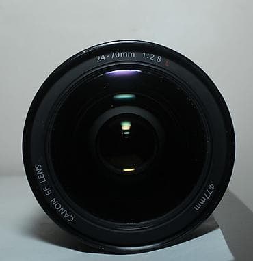 video dayə: Canon EF 24-70mm f/2.8 L USM obyektiv 1ci nəsil - Fokal məsafə: 24–70 — 4