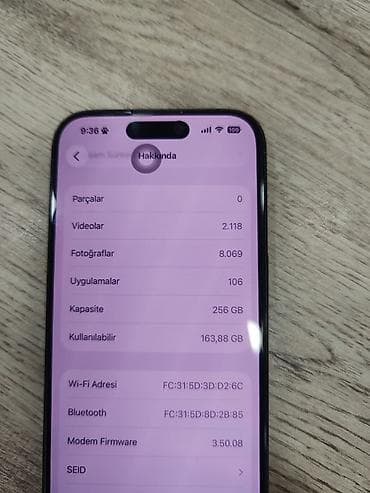 IPhone 15 Pro, 256 GB, Midnight, Face ID — 6