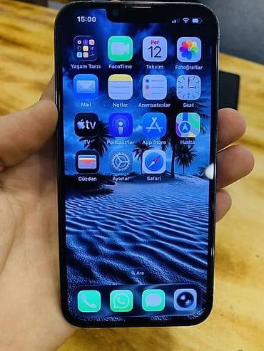 dubay iphone 13: IPhone 13 Pro, 128 GB, Sierra Blue, Zəmanət, Simsiz şarj, Face ID — 9