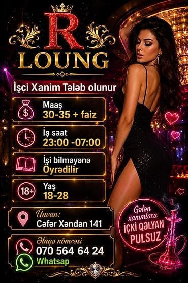 Hostes, qeydiyyatçı tələb olunur, 18-29 yaş, Təcrübəsiz — 1