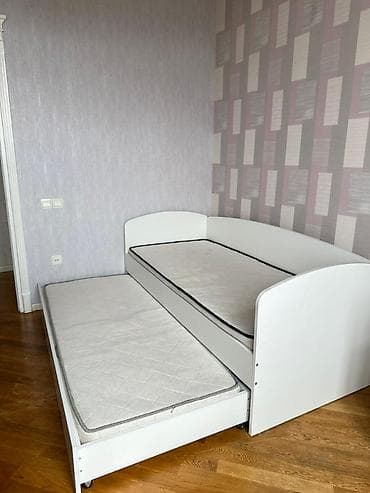 tryumo: Oğlan və qız üçün, İşlənmiş, 2 təknəfərlik çarpayı, Yazı masası, Termo — 4