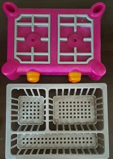 детская посуда: Детский набор "Mc Donald's" + посуда и печка с сушилкой Б/у в — 4