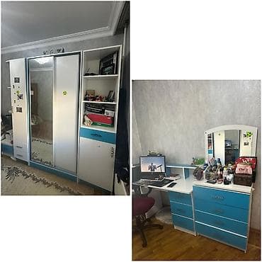 Dolab,yazi masasi ve termo.qiymet dest 300 man.yaxsi veziyyetde.unvan