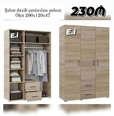 3 qapalı dolab Yep yeni 230 azn rəng seçimi var çatdırılma var at lalafo.az 3 qapalı dolab Yep yeni 230 azn rəng seçimi var çatdırılma var