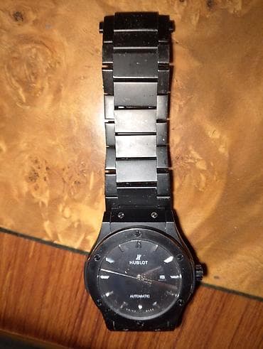 Smart qolbaqlar: İşlənmiş, Qol saatı, Hublot, rəng - Qara — 2