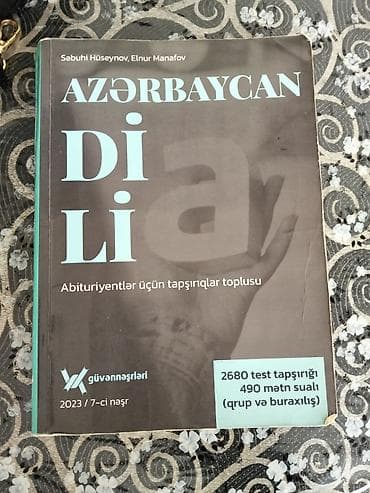 kitab test: Məhsul: “Azərbaycan dili – Abituriyentlər üçün tapşırıqlar toplusu” — 1