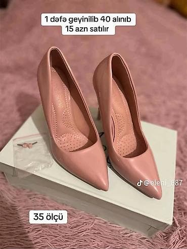 prada eynək qiyməti: Məhsul: Qadın ayaqqabısı – stiletto tipli, sivri burun Rəng — 1