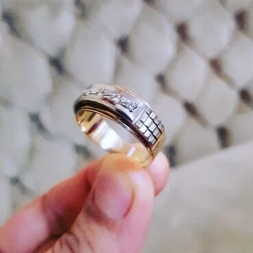 nişan üzükleri: Nişan, Üzük, Ağ qızıl, 750 Əyar, Brilyant, 0.26-0.50 Karat — 2