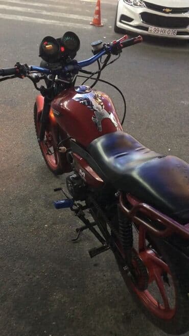tir yuk masini satilir: Moped/motosiklet – “M50” seriyası, qırmızı rəngli Prablemsiz M50 Tufan — 2