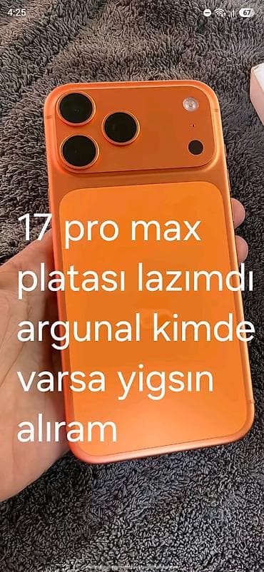 17 pro maxa plata kimde varsa arginal əlaqə saxlasın 0505898750