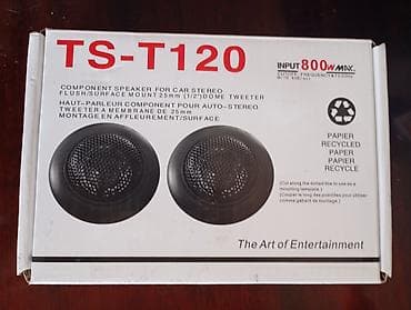 TS-T120 avtomobil üçün tweeter dəsti колонки для автомобиля для машины at lalafo.az TS-T120 avtomobil üçün tweeter dəsti колонки для автомобиля для машины