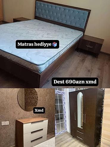 parca skaf: İkinəfərlik çarpayı, Yeni — 1