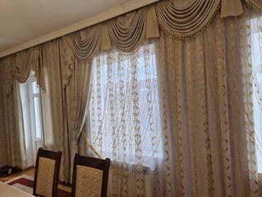 dikey perde: İşlənmiş, Pambıq Pərdə, rəng - Boz, Ünvandan götürmə — 5