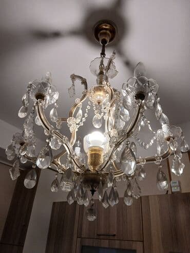 Led люстры: Люстра, 6 ламп, Хрусталь — 2