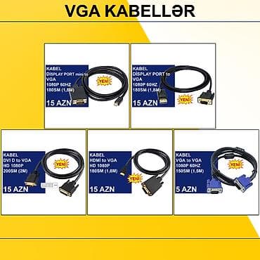vətən komputer: HDMİ DVİ VGA Display Port Type-C USB Kabellər ⭐Type-C (USB-C) to — 3