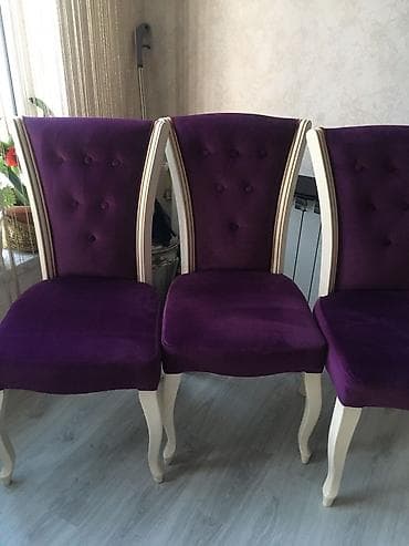 saç stolu: Stullar 6ədəd yeni alinib, köclə əlaqəli satilir.Qiymət birinə — 1
