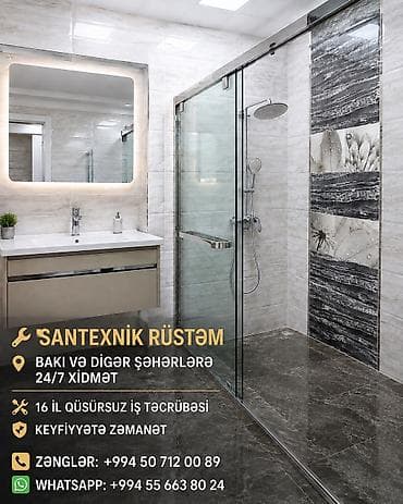santexnik xirdalan: Santexnik Rüstəm Bakıda və digər şəhərlərdə, istənilən çətinlikdə — 7