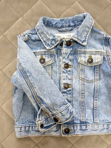 uşaq jaketi: Zara Baby cins gödəkçə - Ölçü: 9–12 ay (80 sm) - Material: klassik — 2