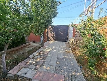 tecili satilan ucuz evler 2025: Həyət evi – yaşıl bağ sahəli - Darvazalı, hasarlı həyət: giriş — 1