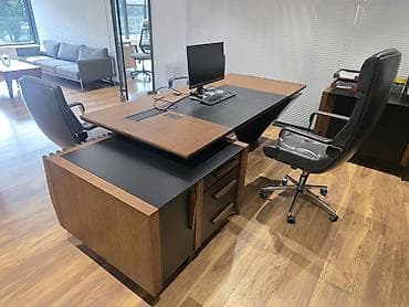 Ev və bağ: Ofis mebel dəsti – direktor masasının komplekti Təzə Alınıb 3 aydı — 3