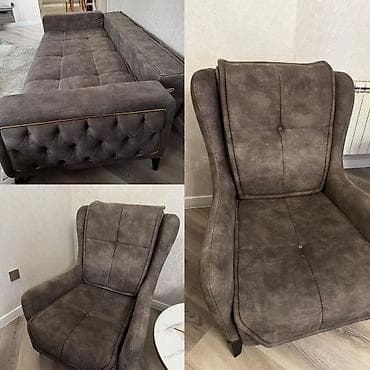 mebel parcalari: Divan 2 kreslo 400azn. Parcasi nabuk. Bazası yoxdur. Unvan Xetai ray — 1