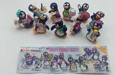 mc oyuncaq: Kinder Surprise Die Peppy Pingo Party Komplekt + Original Vərəq | — 1