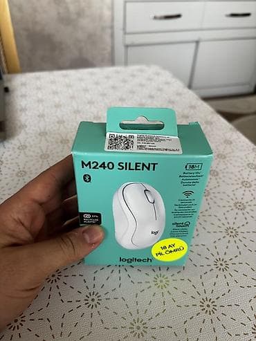Logitech M240 Silent Bluetooth siçan - Səssiz klik texnologiyası