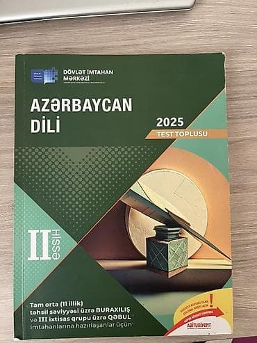 Testlər: Azərbaycan dili Testlər 11-ci sinif, DİM, 2-ci hissə — 1