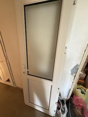 arı balı: PVC qapı dəsti - Material: ağ rəngdə PVC profil - Dizayn: iki fərqli — 4