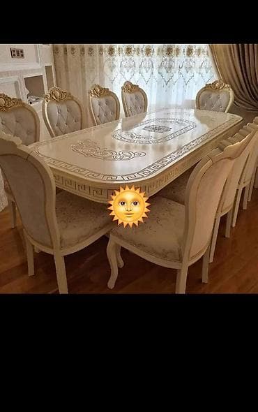 Qonaq otağı üçün, Yeni, Açılmayan, Dördbucaq masa, 10 stul lalafo.az -da Qonaq otağı üçün, Yeni, Açılmayan, Dördbucaq masa, 10 stul