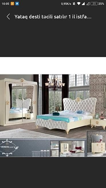 İkinəfərlik çarpayı, Dolab, Termo, 2 tumba, İşlənmiş