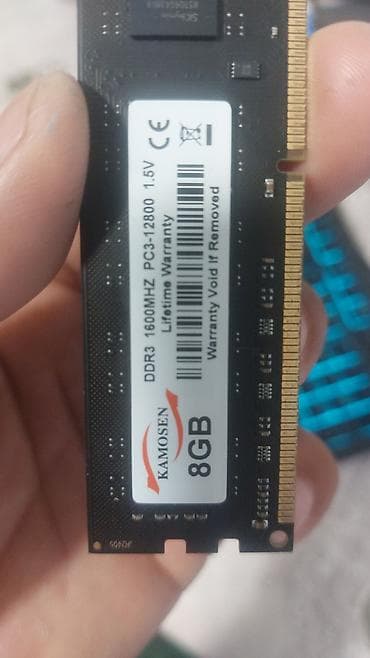 core 7: Operativ yaddaş (RAM) 8 GB, 1600 Mhz, DDR3, PC üçün — 7
