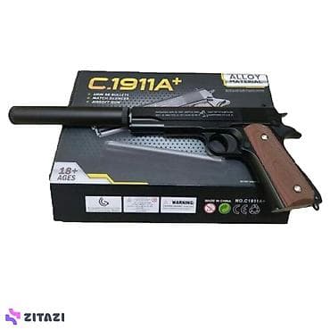 Oyuncaq silahlar: Tam dəmir korpus ToyGun. Əldə möhtəşəm hissiyatı var endirimli — 3