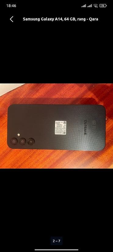 intel arc b580: Samsung Galaxy A14, 64 GB, rəng - Qara, Face ID — 2