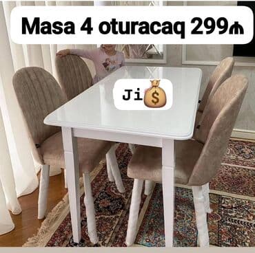 stol stul metbex ucun: Masa desti rəng seçimi var — 1