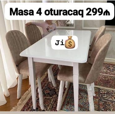 taxta stol stul satiram: Yeni, 4 stul — 1