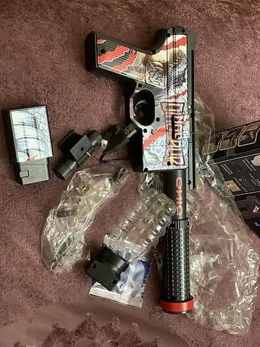 hiroskoplar ilə oyuncaqlar: M206 Electric Toy Submachine Gun – gel ball (su giləsi) atan oyuncaqlı — 3
