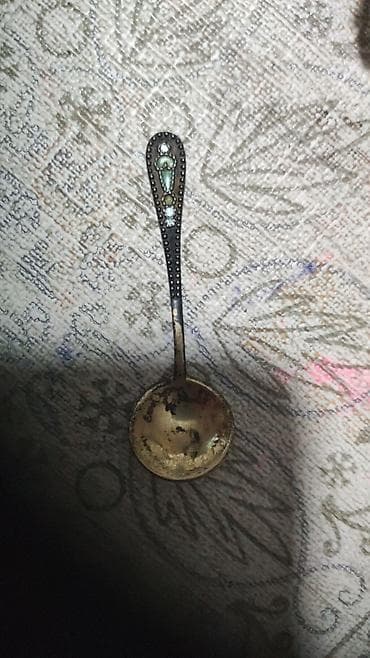 qab qaşiq: Qənd qabı, 1960 il, Gümüş, SSRİ — 4