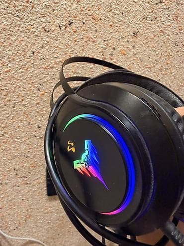 Monitorlar: USB qoşulmalı oyun qulaqlığı Ideal veziyyete RGB isiqli bu qiymete RGB — 4