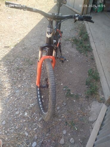 missile велосипед производитель: JUXIN amortizatorlu və Shimano komponentli, parlaq qara və narıncı — 6