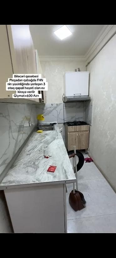 ev: 100 kv. m, 3 otaqlı, Telefon, İşıq, Kombi — 9