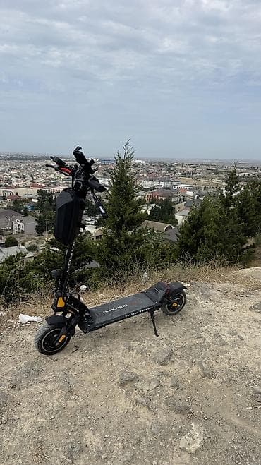 Elektrik nəqliyyatı: İşlənmiş Elektrik samokat 9", > 1000 Vt, > 45 km/s, Ünvandan götürmə, Pulsuz çatdırılma, Ödənişli çatdırılma — 4