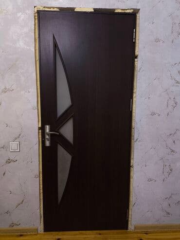 otag qapilari: Yataq otağı üçün İşlənmiş Otaq qapısı 80x215 sm Çərçivə ilə, Ünvandan götürmə — 6