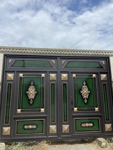 işləmiş dərvazalar: Yeni Dəmir Həyət darvazası, 3 m, Mexaniki, Qapı ilə, rəng - Qara, Kredit var, Ödənişli quraşdırma, Ünvandan götürmə, Ödənişli çatdırılma, Rayonlara çatdırılma — 26