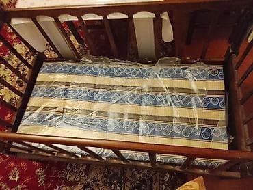 Oğlan və qız üçün, Dördbucaq, Beşik, Dəstsiz, Matras ilə, Yellənmə mexanizmsiz — 5